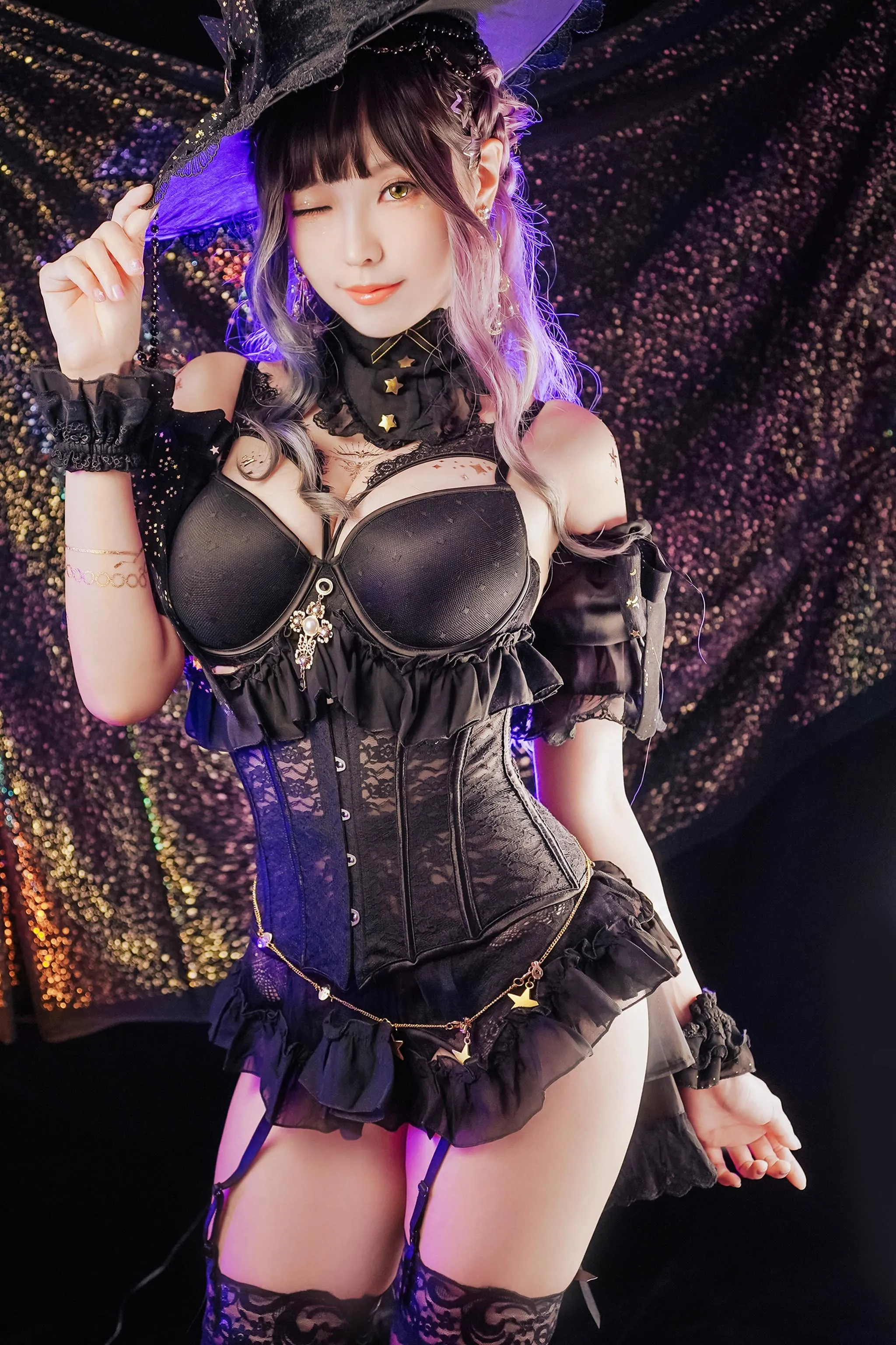 ElyEE子 – NO.77 Original Witch  Cat魔女與貓-Astrology Witch [33P]插图9